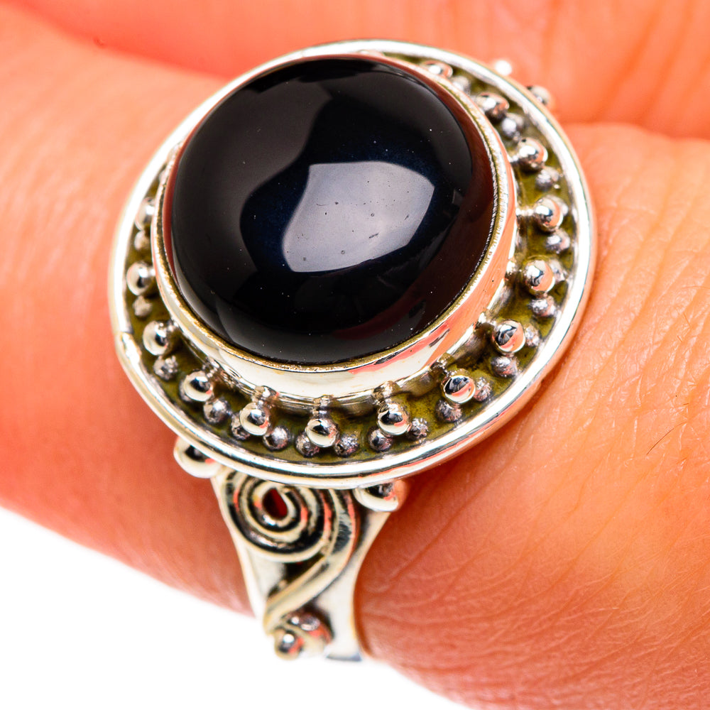 Black Onyx Rings handcrafted by Ana Silver Co - RING83960