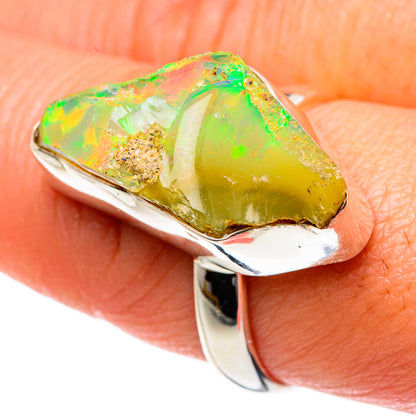 Ethiopian Opal Rings handcrafted by Ana Silver Co - RING83967