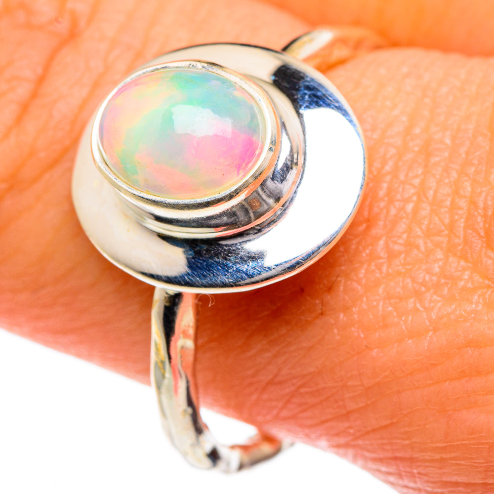 Ethiopian Opal Rings handcrafted by Ana Silver Co - RING83968