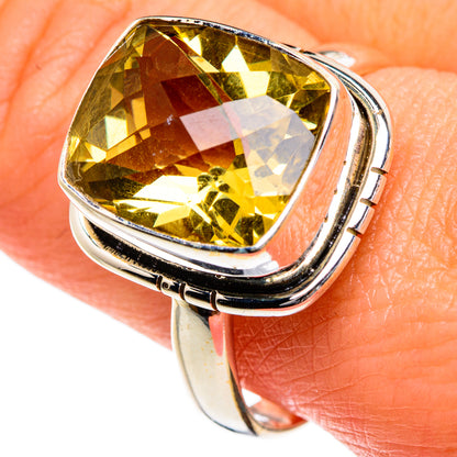 Lemon Quartz Rings handcrafted by Ana Silver Co - RING83970