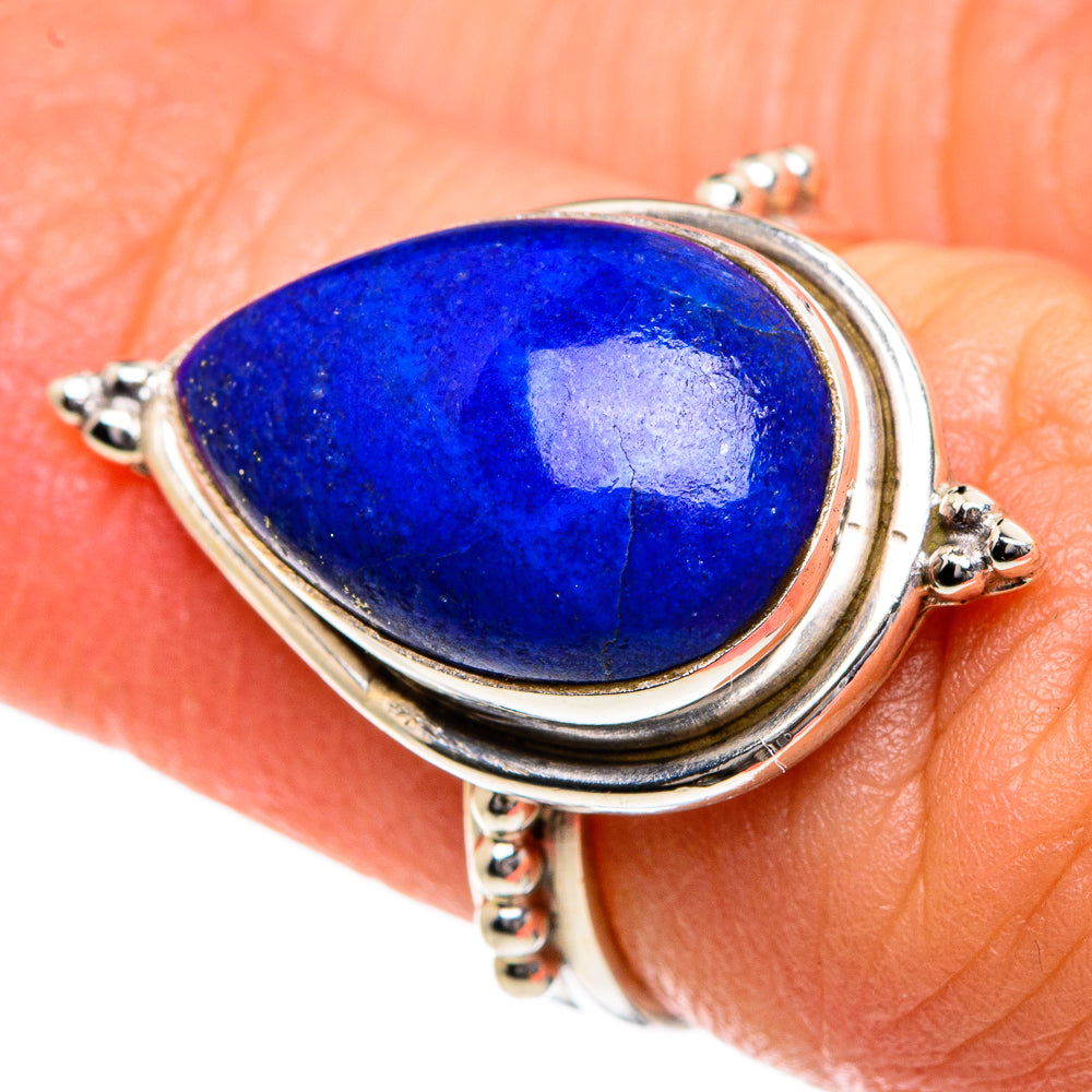 Lapis Lazuli Rings handcrafted by Ana Silver Co - RING83973