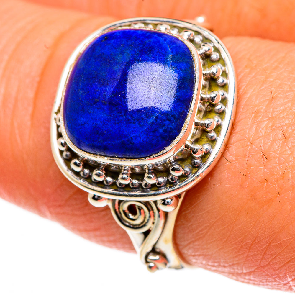Lapis Lazuli Rings handcrafted by Ana Silver Co - RING83975