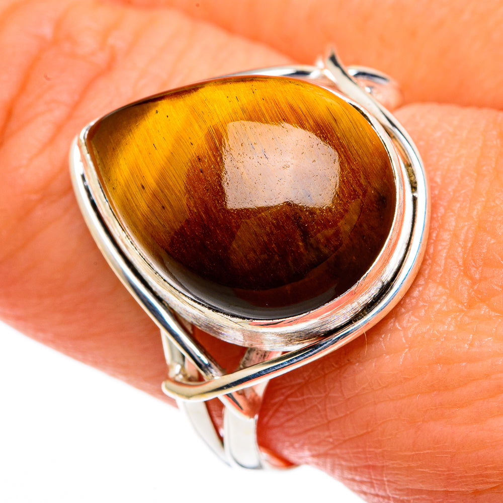Tiger Eye Rings handcrafted by Ana Silver Co - RING83983