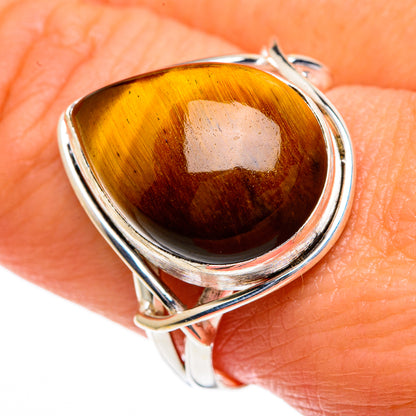 Tiger Eye Rings handcrafted by Ana Silver Co - RING83983