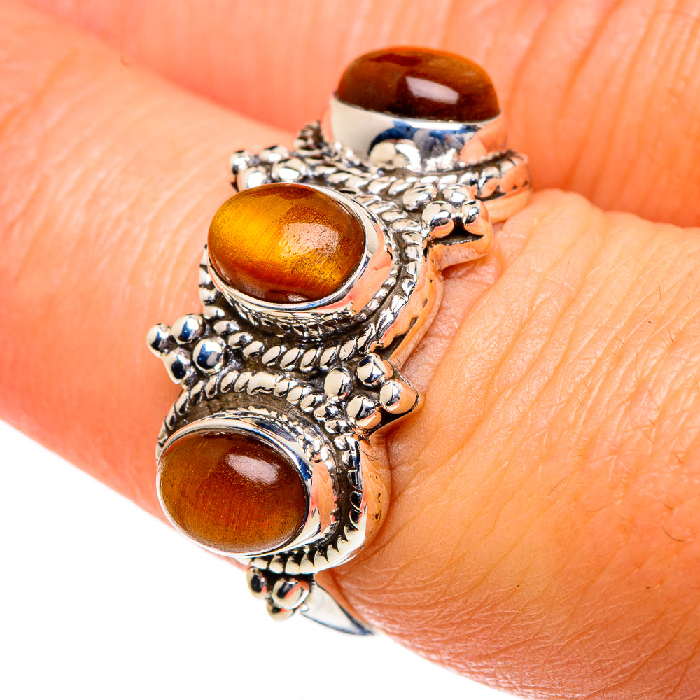 Tiger Eye Rings handcrafted by Ana Silver Co - RING83984