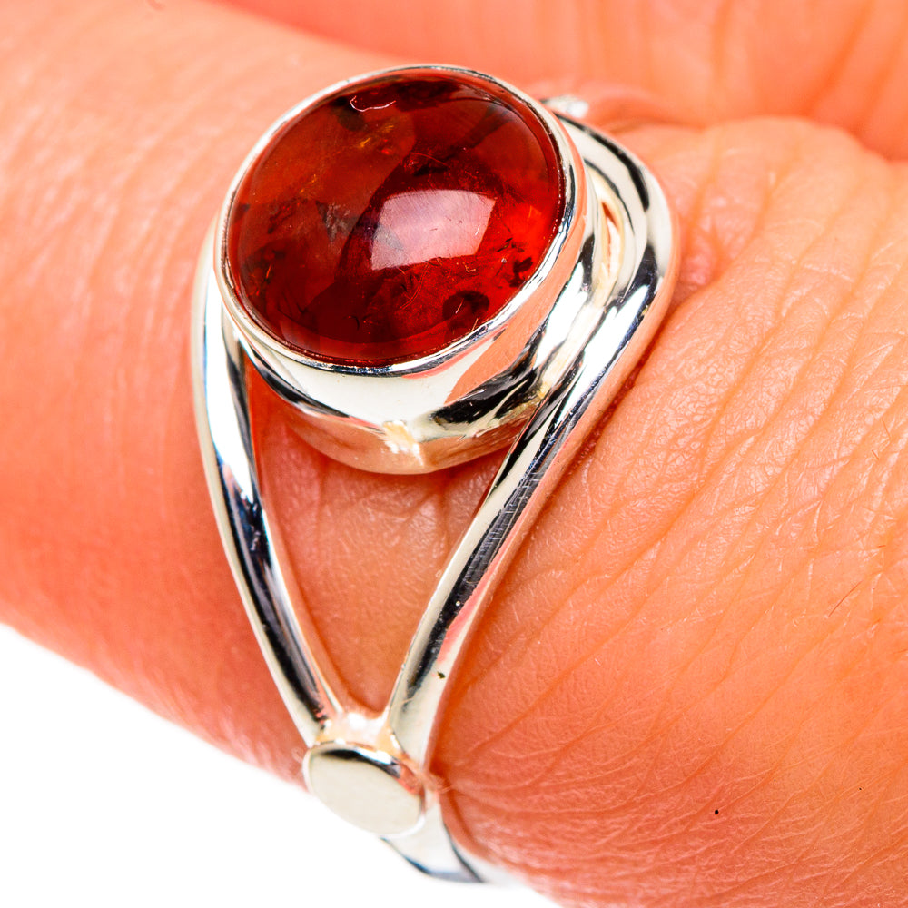 Baltic Amber Rings handcrafted by Ana Silver Co - RING83989