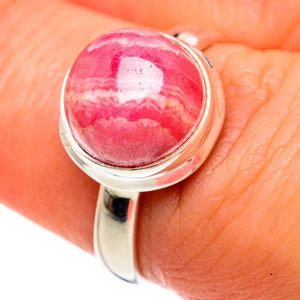 Rhodochrosite Rings handcrafted by Ana Silver Co - RING83990