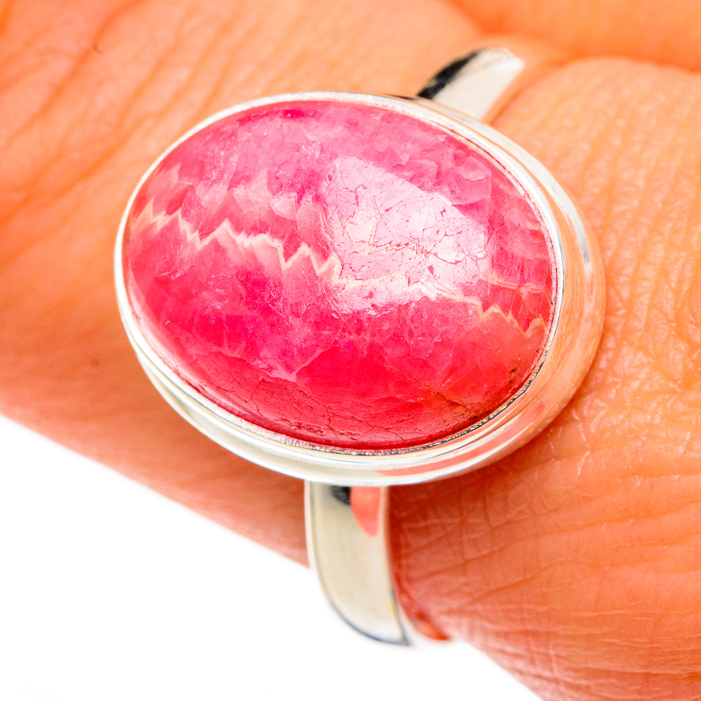 Rhodochrosite Rings handcrafted by Ana Silver Co - RING83991