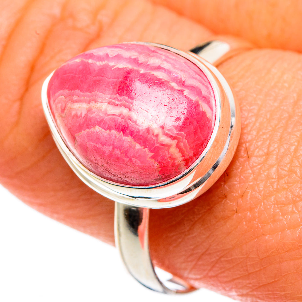 Rhodochrosite Rings handcrafted by Ana Silver Co - RING83994