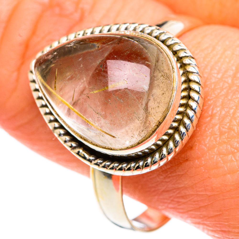 Rutilated Quartz Rings handcrafted by Ana Silver Co - RING83997