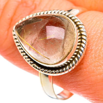 Rutilated Quartz Rings handcrafted by Ana Silver Co - RING83997