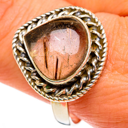Rutilated Quartz Rings handcrafted by Ana Silver Co - RING83998