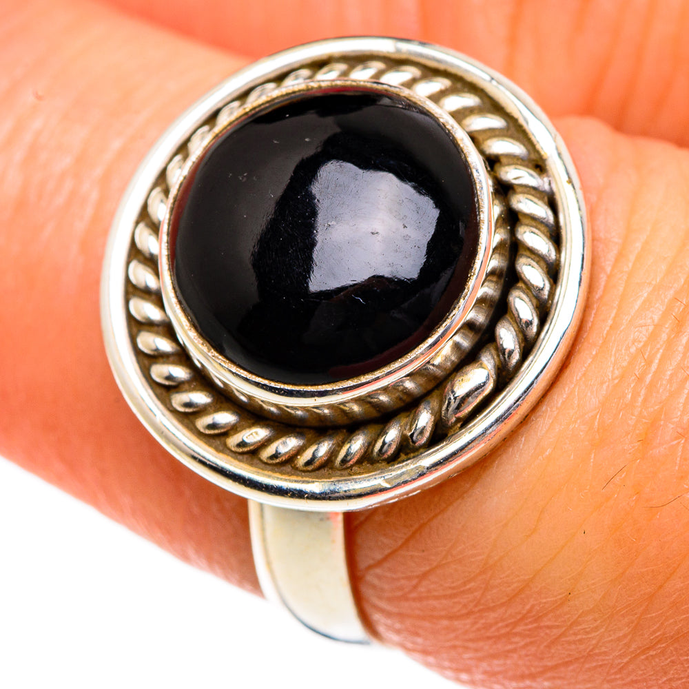 Black Onyx Rings handcrafted by Ana Silver Co - RING83999