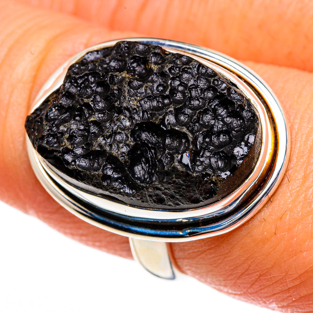 Tektite Rings handcrafted by Ana Silver Co - RING84000