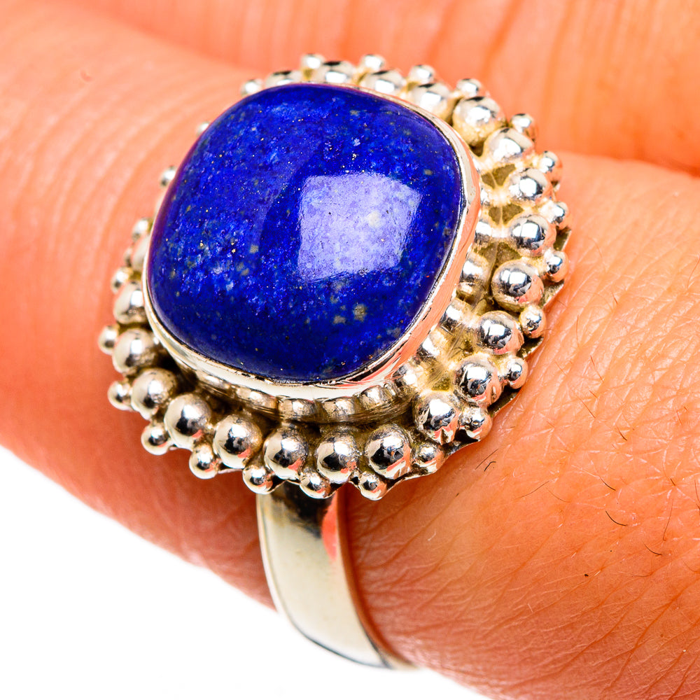 Lapis Lazuli Rings handcrafted by Ana Silver Co - RING84012