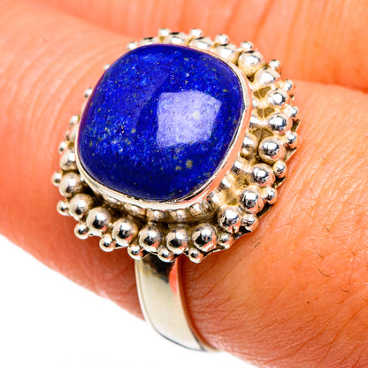 Lapis Lazuli Rings handcrafted by Ana Silver Co - RING84012