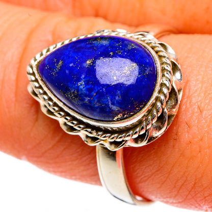 Lapis Lazuli Rings handcrafted by Ana Silver Co - RING84014