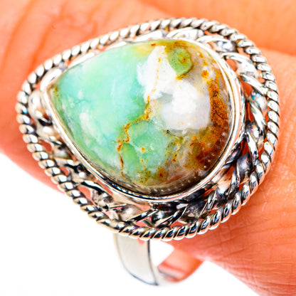Peruvian Opal Rings handcrafted by Ana Silver Co - RING84019