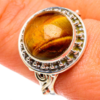 Tiger Eye Rings handcrafted by Ana Silver Co - RING84024