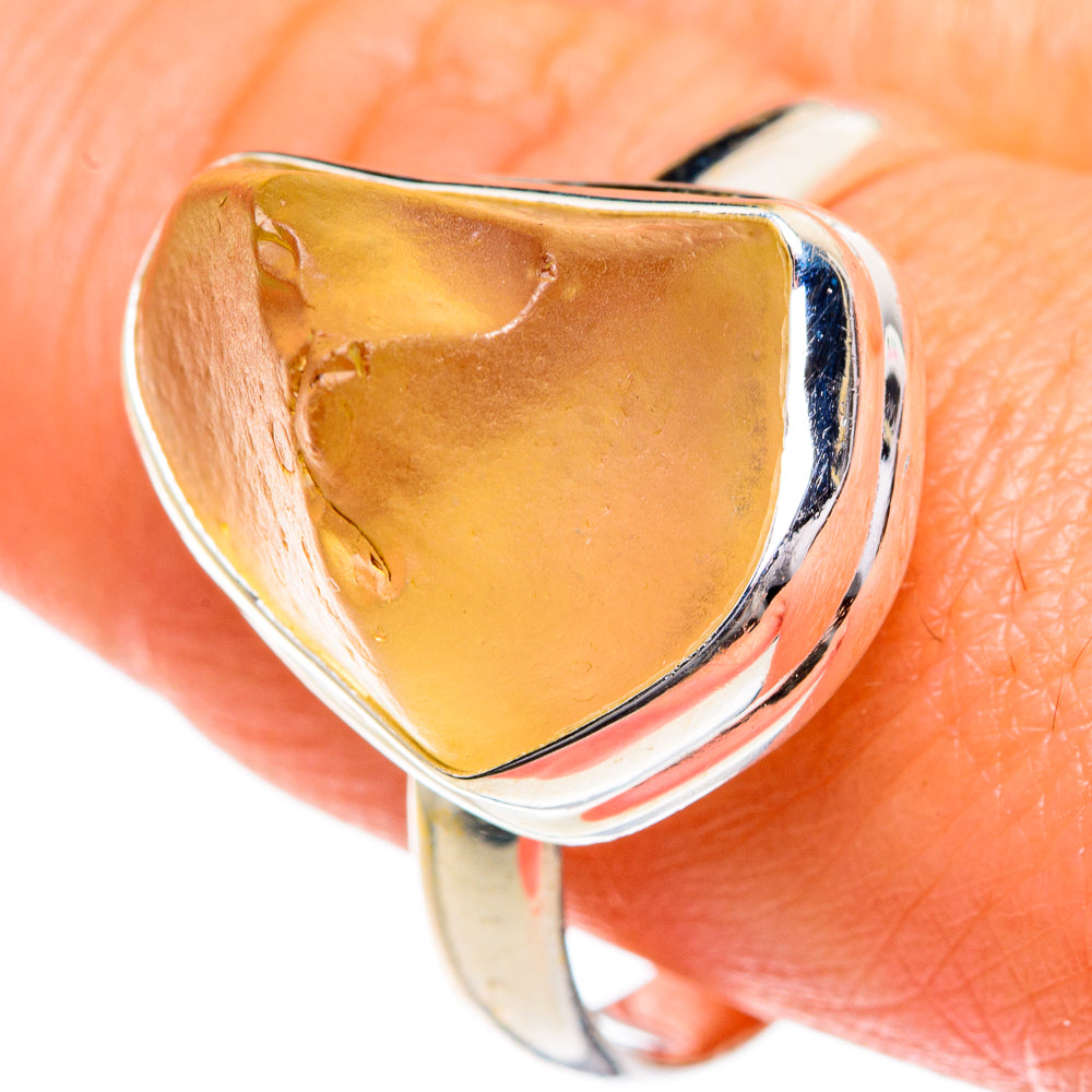 Libyan Glass Rings handcrafted by Ana Silver Co - RING84025