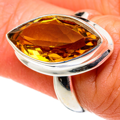 Mandarin Citrine Rings handcrafted by Ana Silver Co - RING84026