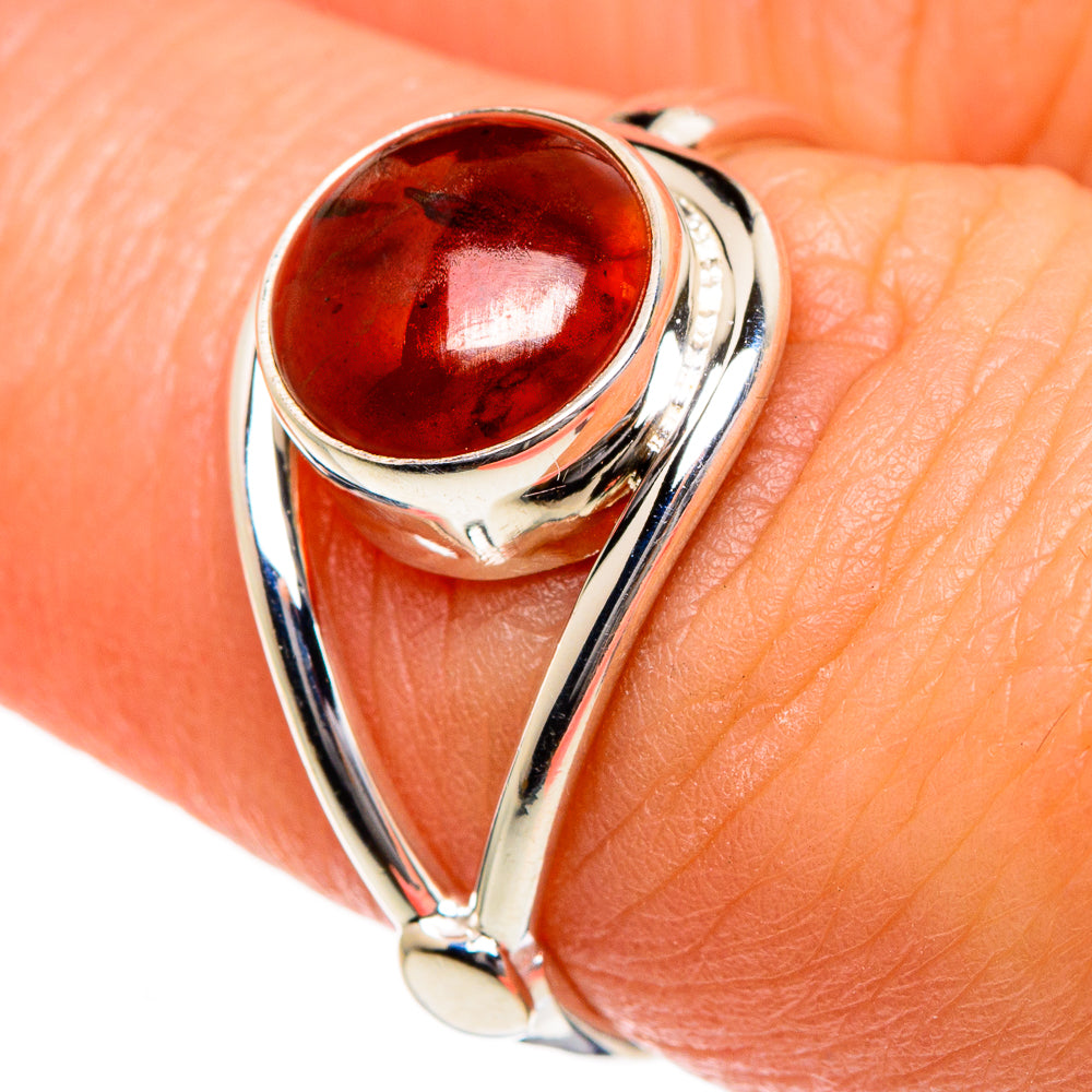 Baltic Amber Rings handcrafted by Ana Silver Co - RING84029