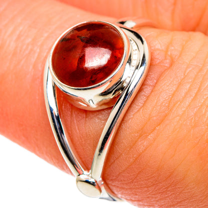 Baltic Amber Rings handcrafted by Ana Silver Co - RING84029