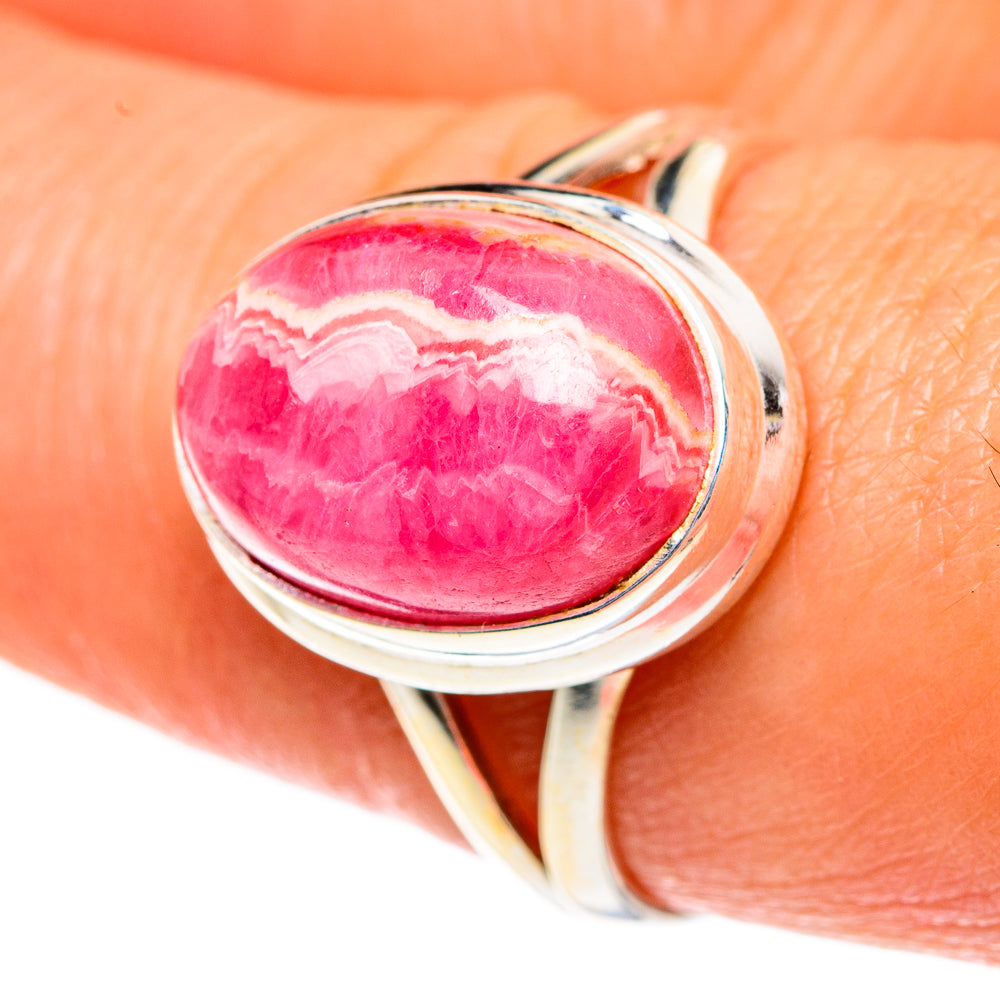 Rhodochrosite Rings handcrafted by Ana Silver Co - RING84030