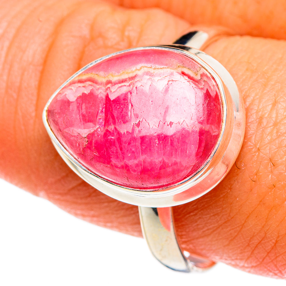 Rhodochrosite Rings handcrafted by Ana Silver Co - RING84034