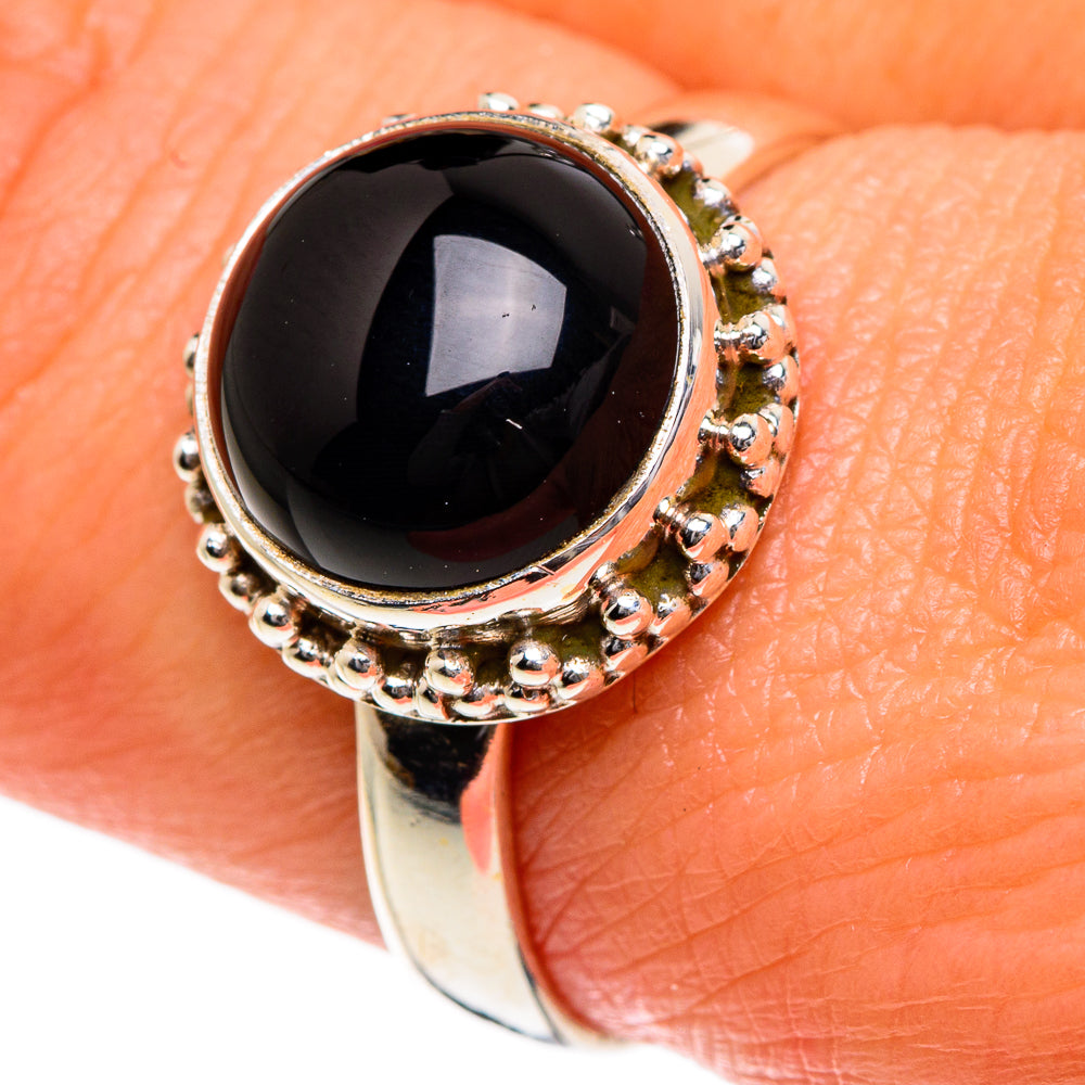 Black Onyx Rings handcrafted by Ana Silver Co - RING84038