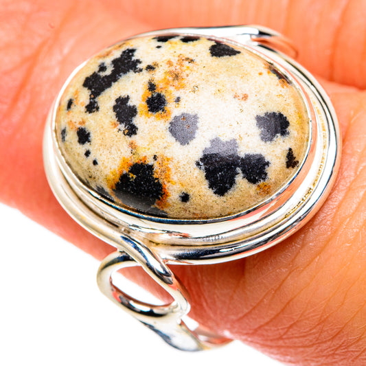 Dalmatian Jasper Rings handcrafted by Ana Silver Co - RING84059