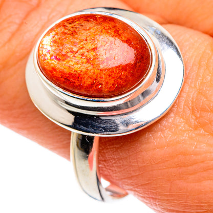 Sunstone Rings handcrafted by Ana Silver Co - RING84063