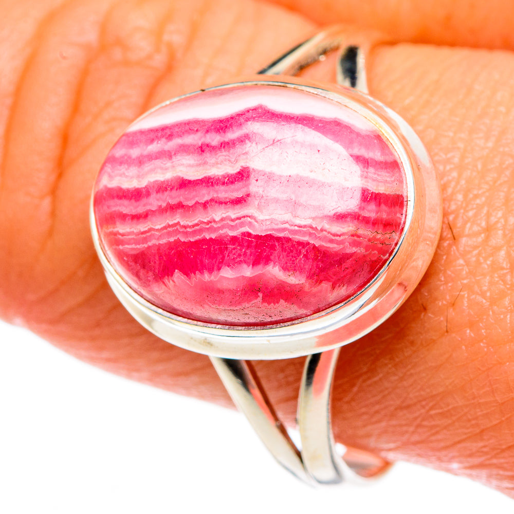 Rhodochrosite Rings handcrafted by Ana Silver Co - RING84070