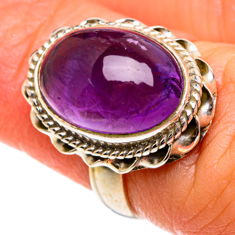 Amethyst Rings handcrafted by Ana Silver Co - RING84072