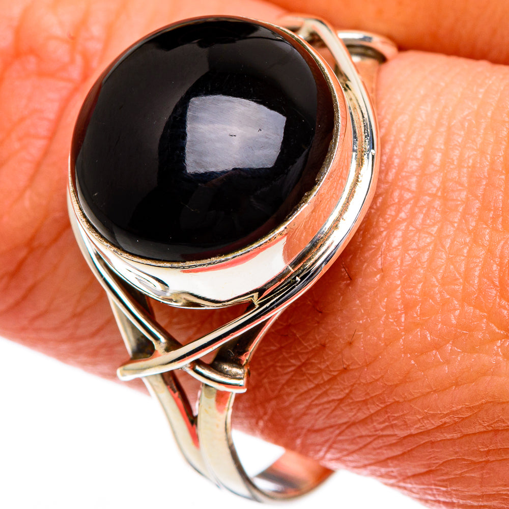 Black Onyx Rings handcrafted by Ana Silver Co - RING84074