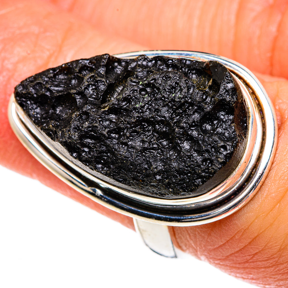 Tektite Rings handcrafted by Ana Silver Co - RING84075