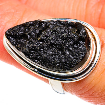 Tektite Rings handcrafted by Ana Silver Co - RING84075