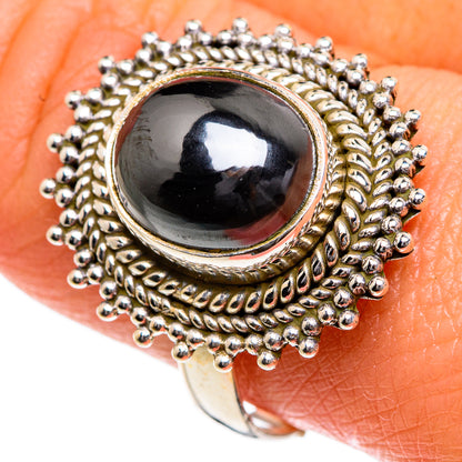 Hematite Rings handcrafted by Ana Silver Co - RING84084