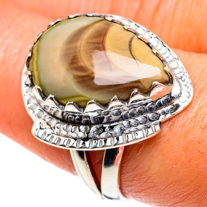 Willow Creek Jasper Rings handcrafted by Ana Silver Co - RING84100