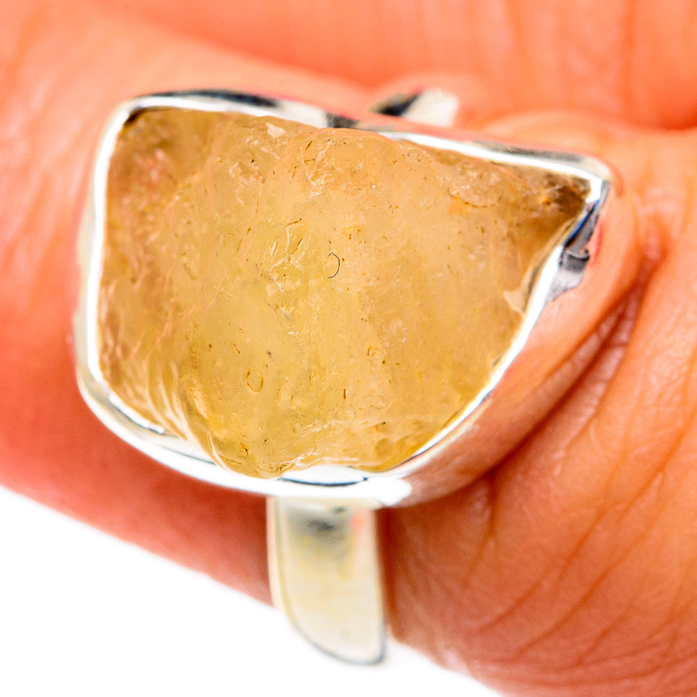 Libyan Glass Rings handcrafted by Ana Silver Co - RING84103