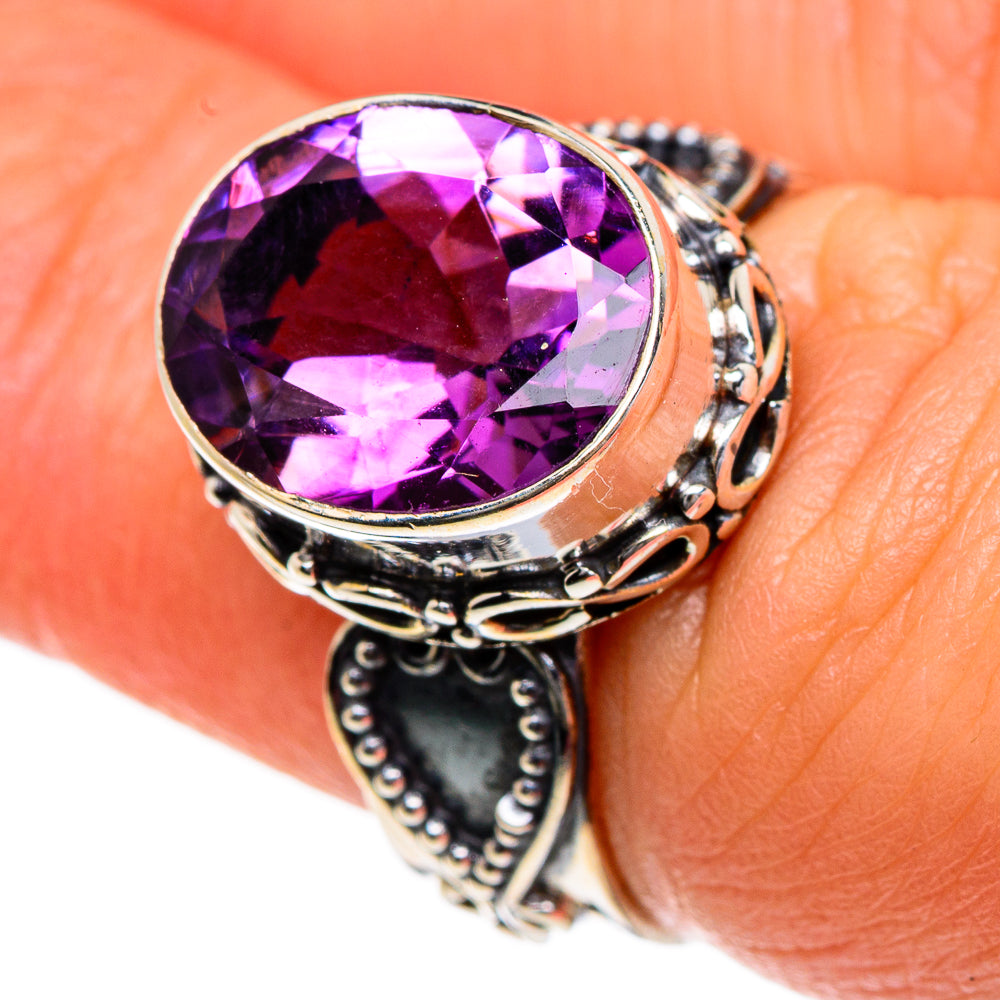 Amethyst Rings handcrafted by Ana Silver Co - RING84112