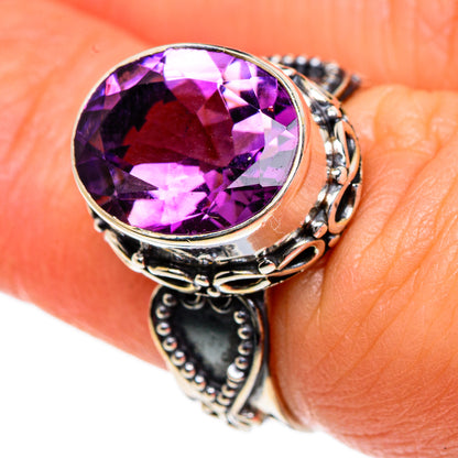 Amethyst Rings handcrafted by Ana Silver Co - RING84112