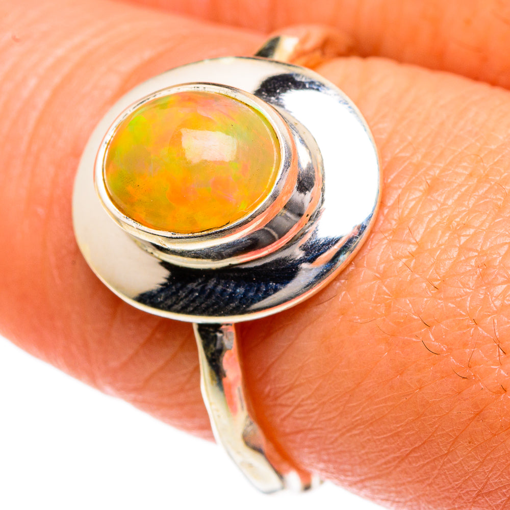 Ethiopian Opal Rings handcrafted by Ana Silver Co - RING84123