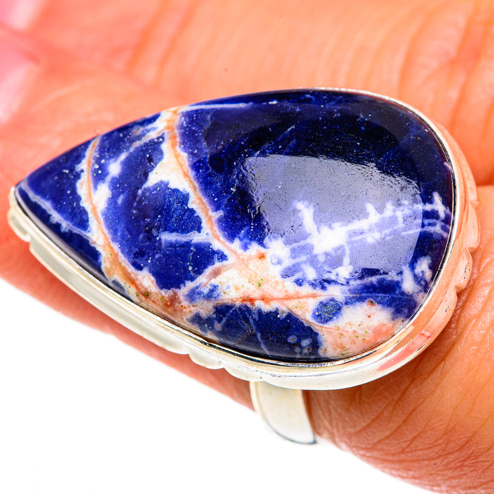 Sodalite Rings handcrafted by Ana Silver Co - RING84129