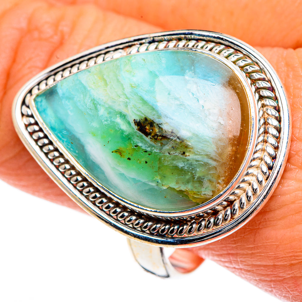 Peruvian Opal Rings handcrafted by Ana Silver Co - RING84131