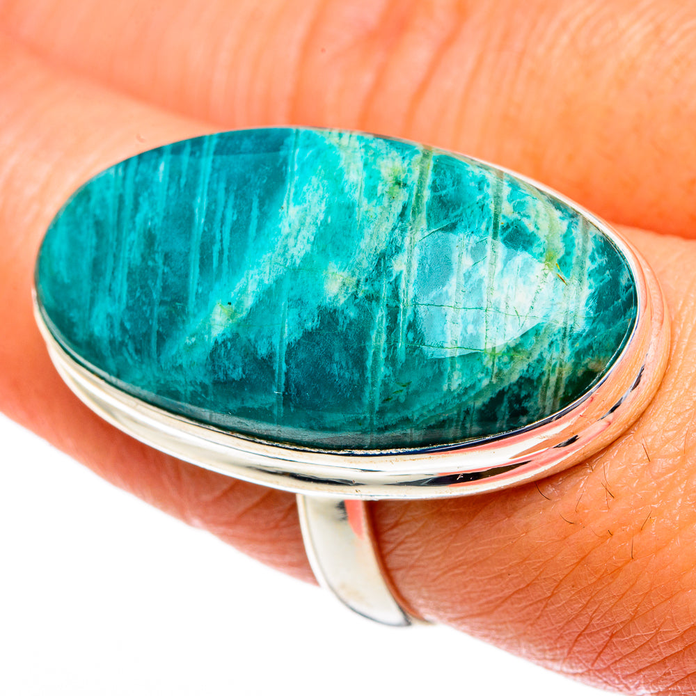 Chrysocolla Rings handcrafted by Ana Silver Co - RING84133