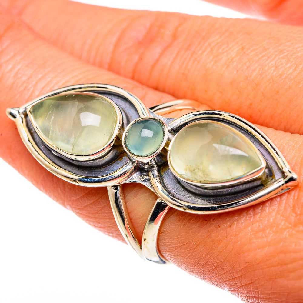Prehnite Rings handcrafted by Ana Silver Co - RING84137