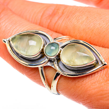 Prehnite Rings handcrafted by Ana Silver Co - RING84137