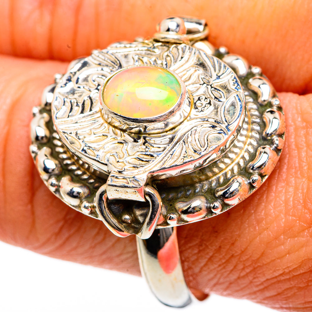 Ethiopian Opal Rings handcrafted by Ana Silver Co - RING84145
