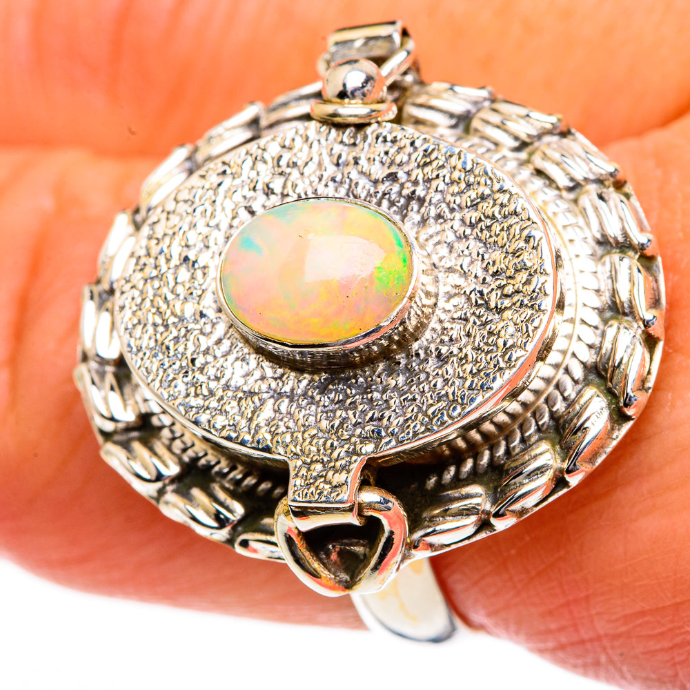 Ethiopian Opal Rings handcrafted by Ana Silver Co - RING84164